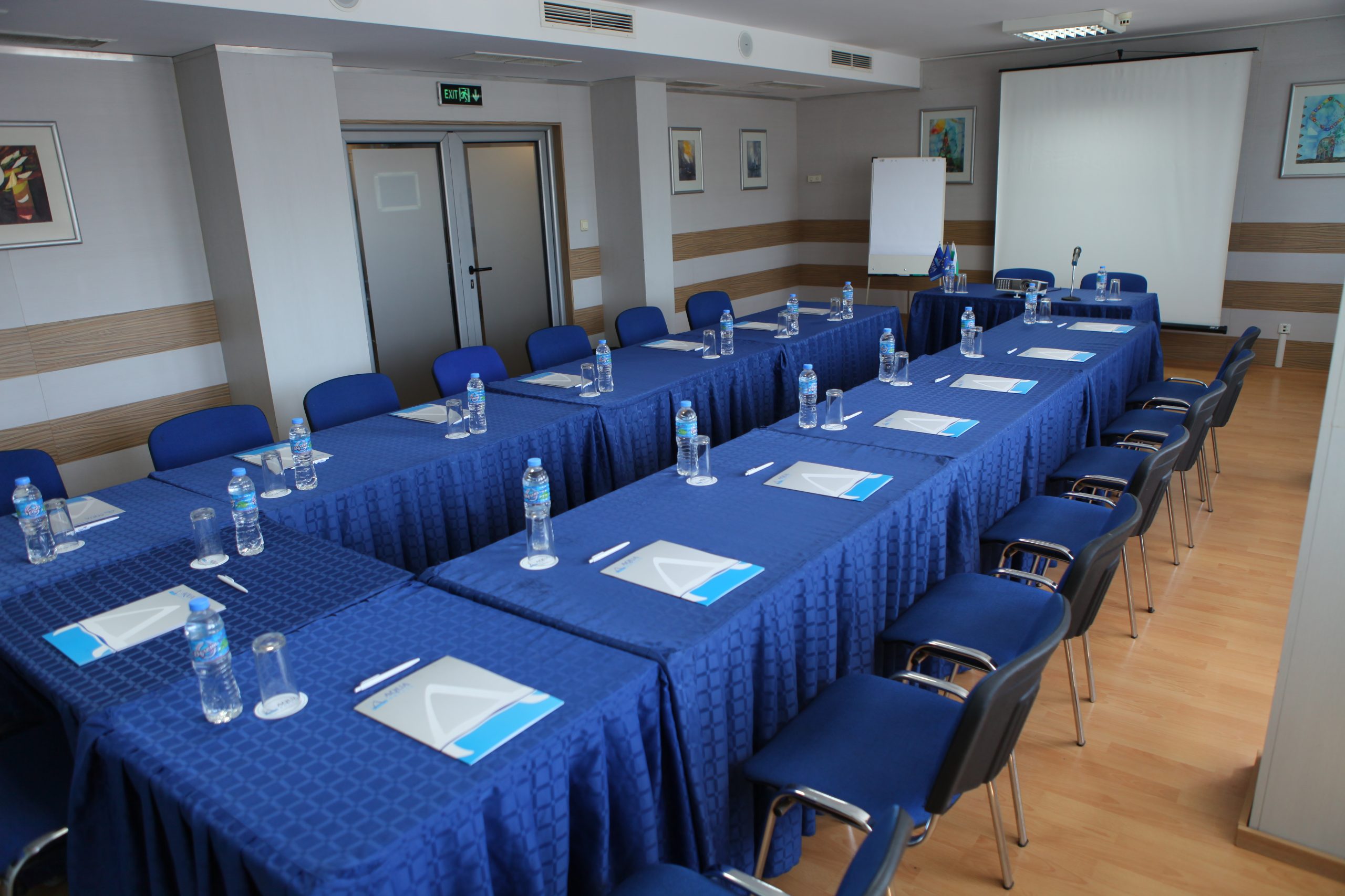 конферентна зала Нимфа подредена за събитие - хотел Аква Варна